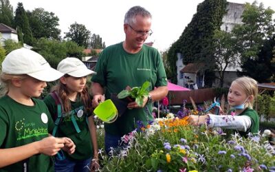 Minigärtner auf der Landesgartenschau
