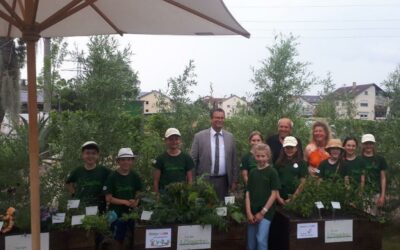 Minigärtner treffen Minister
