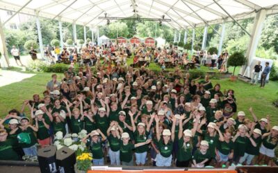 Minigärtner feiern auf der Mainau