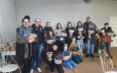 Minigärtner bei den Blumenprofis
